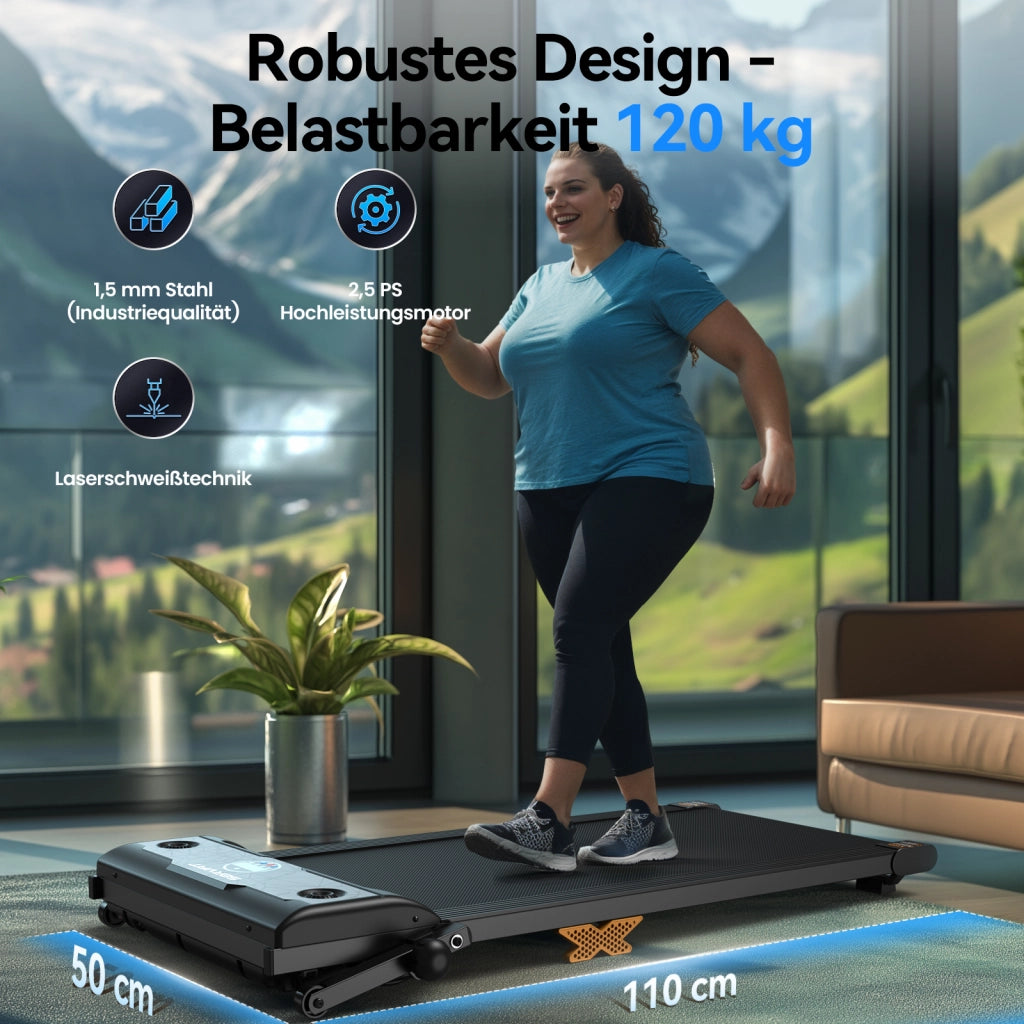 Tapis roulant da scrivania regolabile ¨C zephmum ¨C 12% inclinazione, LED, telecomando