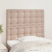 Testiera-Testata-Testiera Decorativa Cappuccino 100x5x118/128 cm in Similpelle 430850