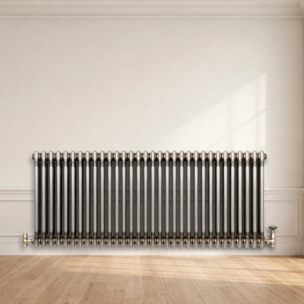 Radiatore 3 Colonne Orizzontale Metallo Grezzo 600x1460 mm