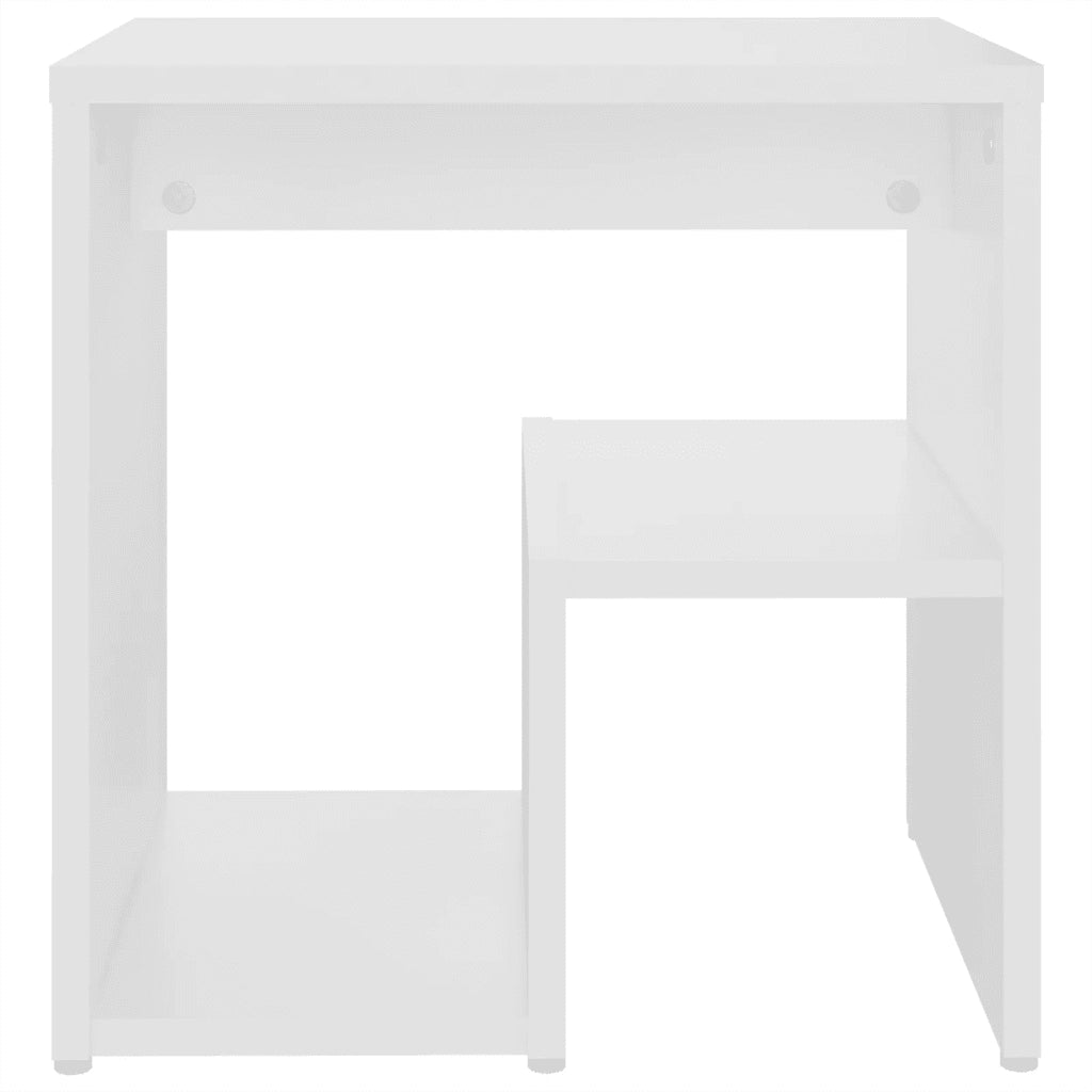 Comodino | Armadio da Notte | Mobiletto da notte Bianco 40x30x40 cm Legno Ingegnerizzato