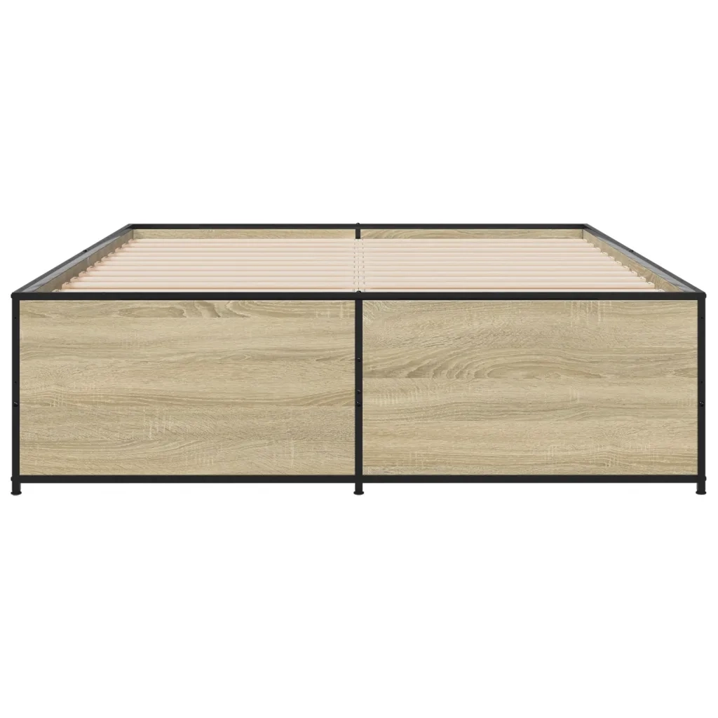Giroletto Rovere Sonoma 140x190 cm in Legno Multistrato Metallo 3279898