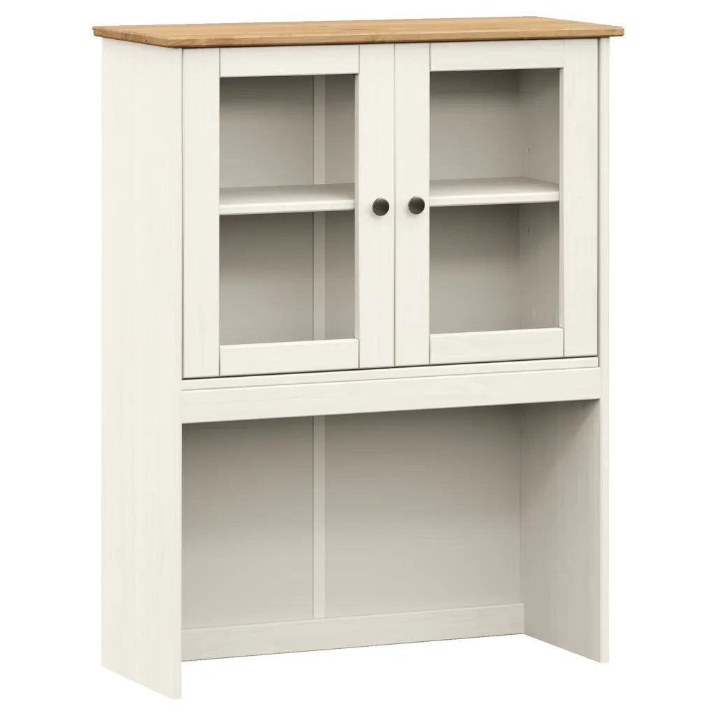 Piano ComÃ² VIGO Bianco 78x30x100 cm in Legno Massello di Pino