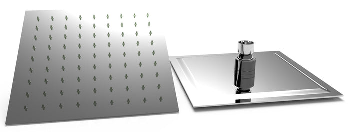 Doccia Solare da Esterno Giardino 40L Miscelatore e Doccetta Mobile Arkema Dada Fascia Inox Grigio