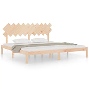 Letto matrimoniale | Letto per adulti | Giroletto 200x200 cm in Legno Massello