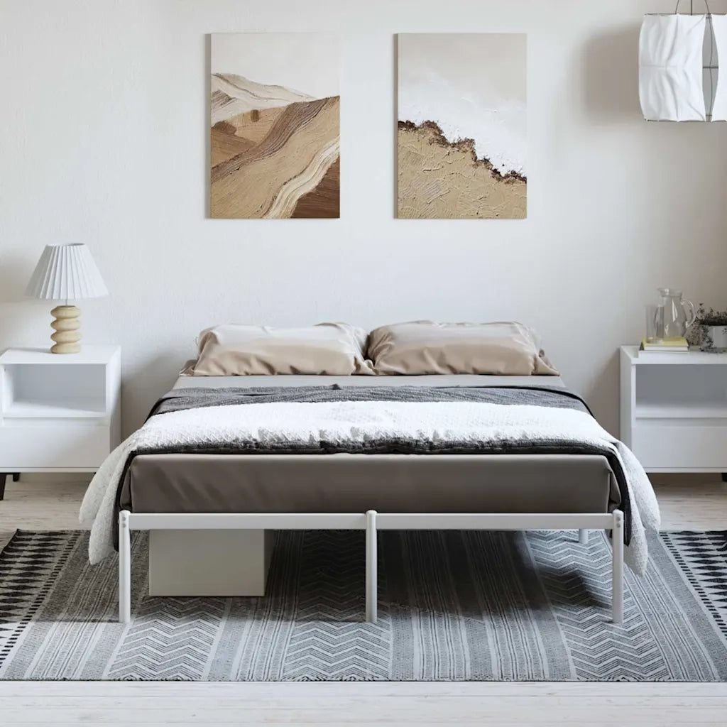 Giroletto in Metallo Bianco 135x190 cm 350912
