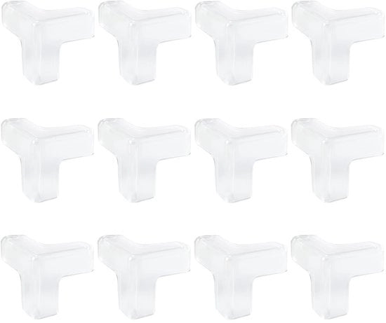 12 pezzi di protezione angolare per bambini, protezione angolare trasparente in silicone, bordi di protezione angolare autoadesivi per mobili, protezione angolare e bordo per tavolo, scrivania, tavolo da pranzo