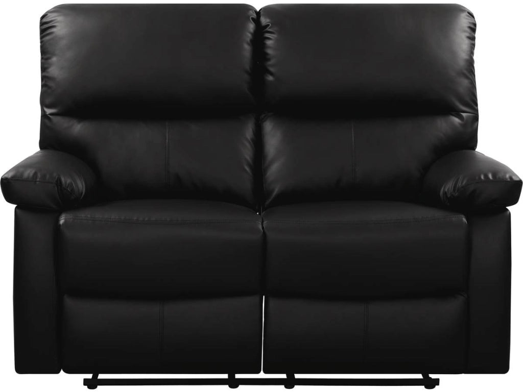 Divano "Lincoln" - 147 x 89 x 103 cm - 2 posti - Nero