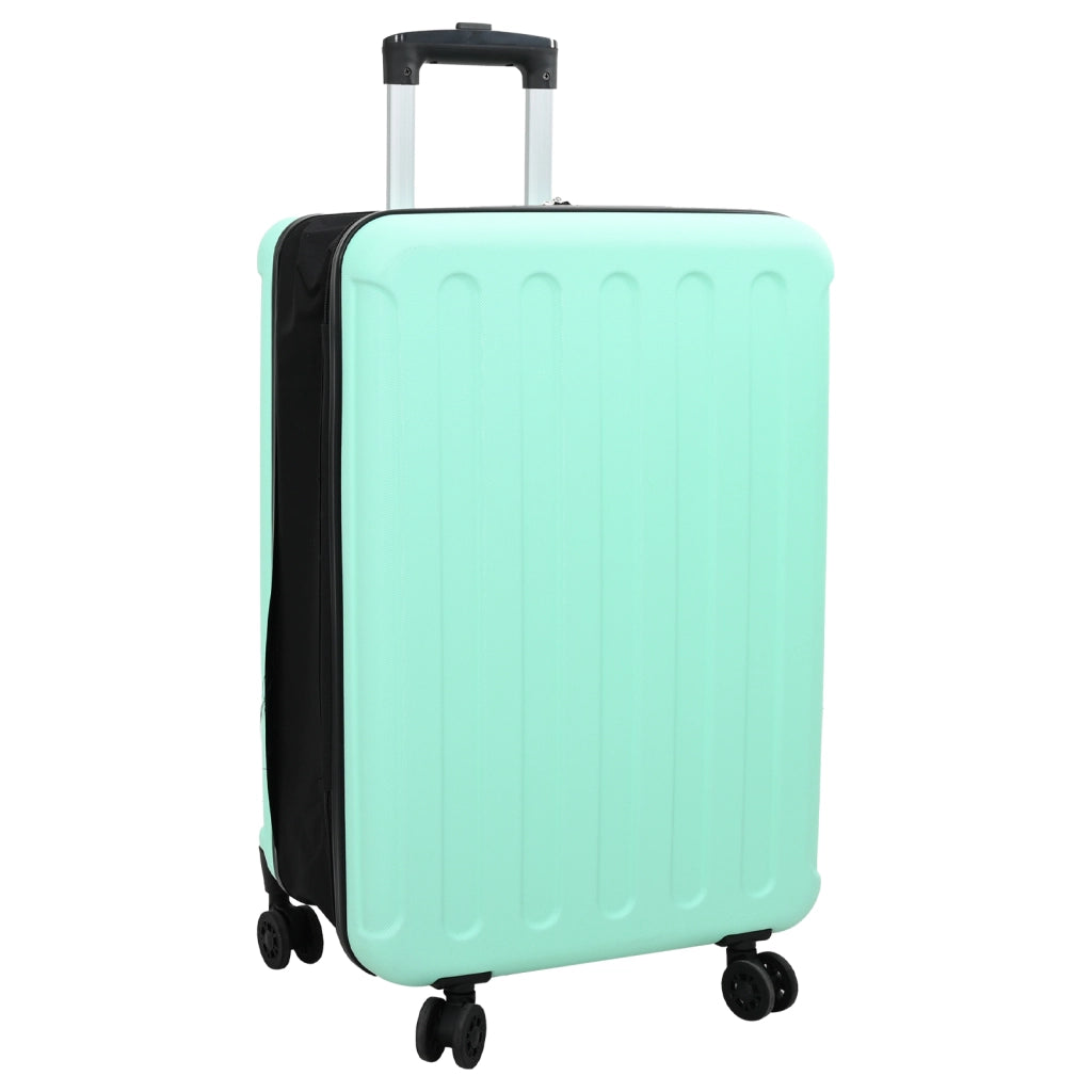 Valigia Pieghevole Guscio Duro 24'' Verde Menta 43x27x66 cm ABS