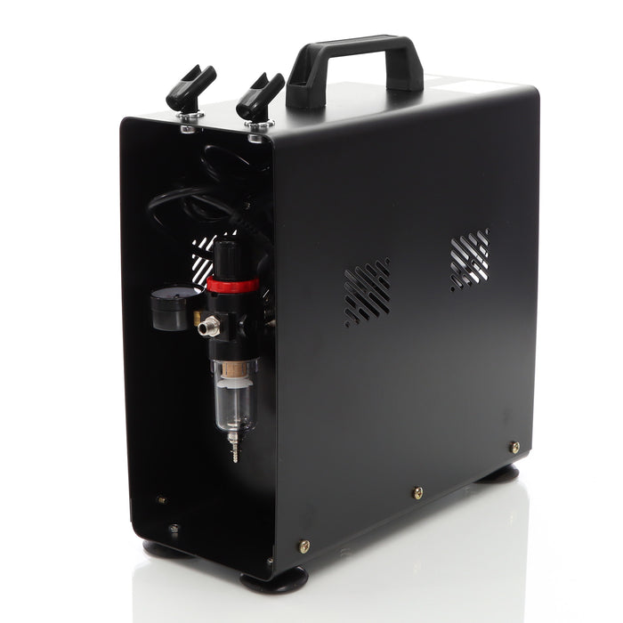 Compressore da aerografo AF186A con serbatoio aria, un cilindro 4 bar e spegnimento automatico