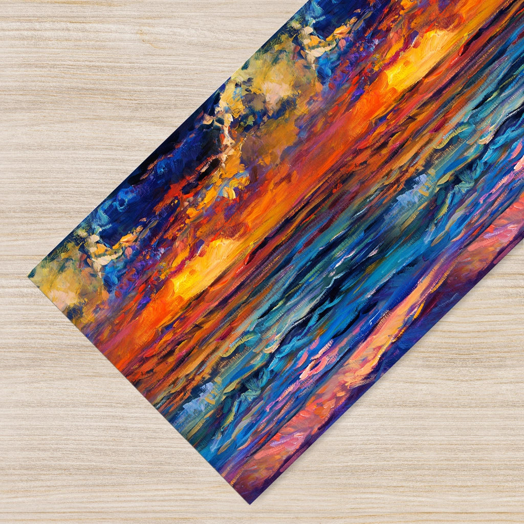 Tappeto Cucina Antiscivolo Made in Italy Passatoia Antimacchia Multiuso Corridoio Soggiorno Lavabile in Lavatrice - 50x200 - Quadri993