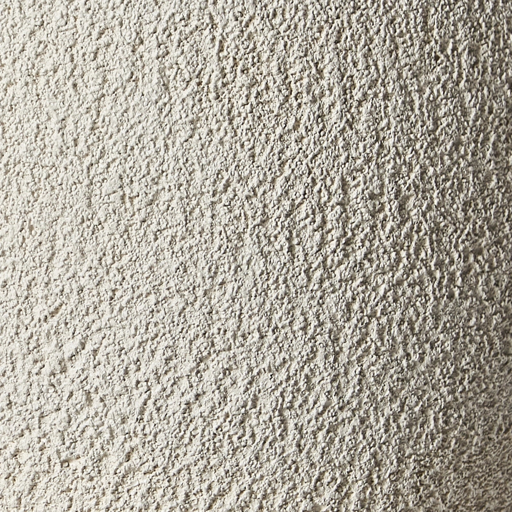 Vaso da fiori in argilla bianco sporco 36 x 36 x 32 cm per interni ed esterni resistente alle intemperie