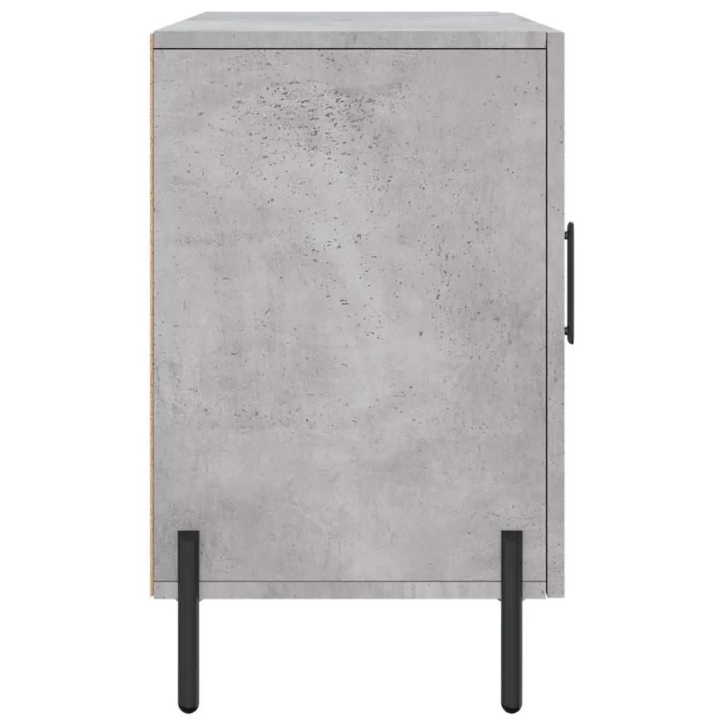 Credenza | Madia | Buffet da pranzo | Armadio da pranzo Grigio Cemento 100x36x60 cm in Legno Multistrato