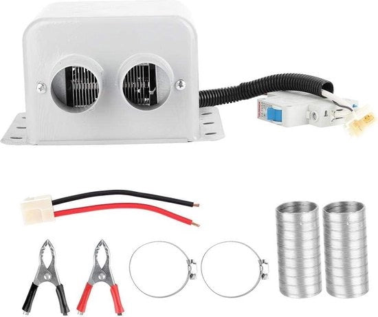 Kappa elettrica 800W 2 uscite Riscaldamento invernale Ventilatore di vetro Demister - Auto (12V)
