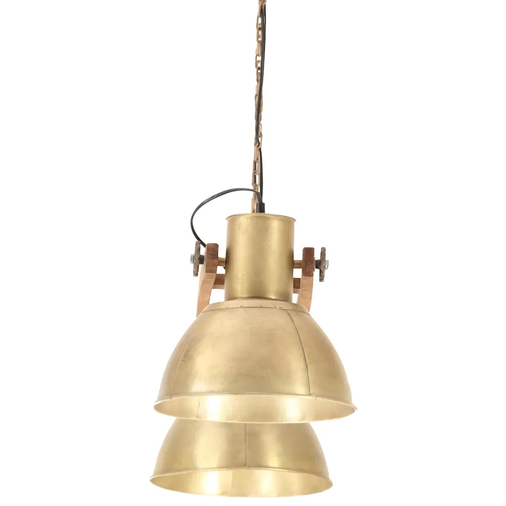 Lampada a Sospensione Industriale 25 W Ottone 109 cm E27 CFW5640815