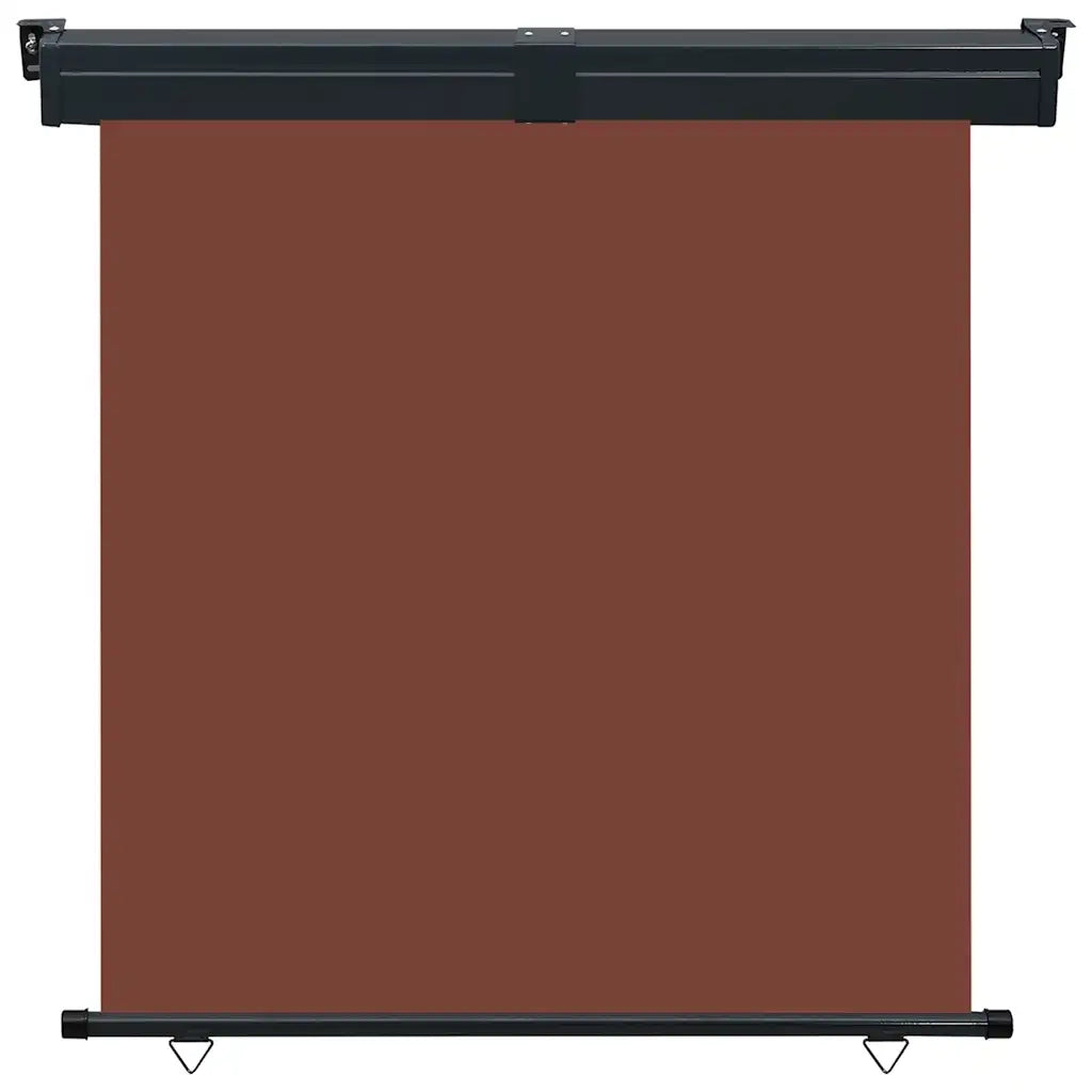 Tendalino Laterale per Balcone-Tenda da Sole Laterale per Patio 165x250 cm Marrone