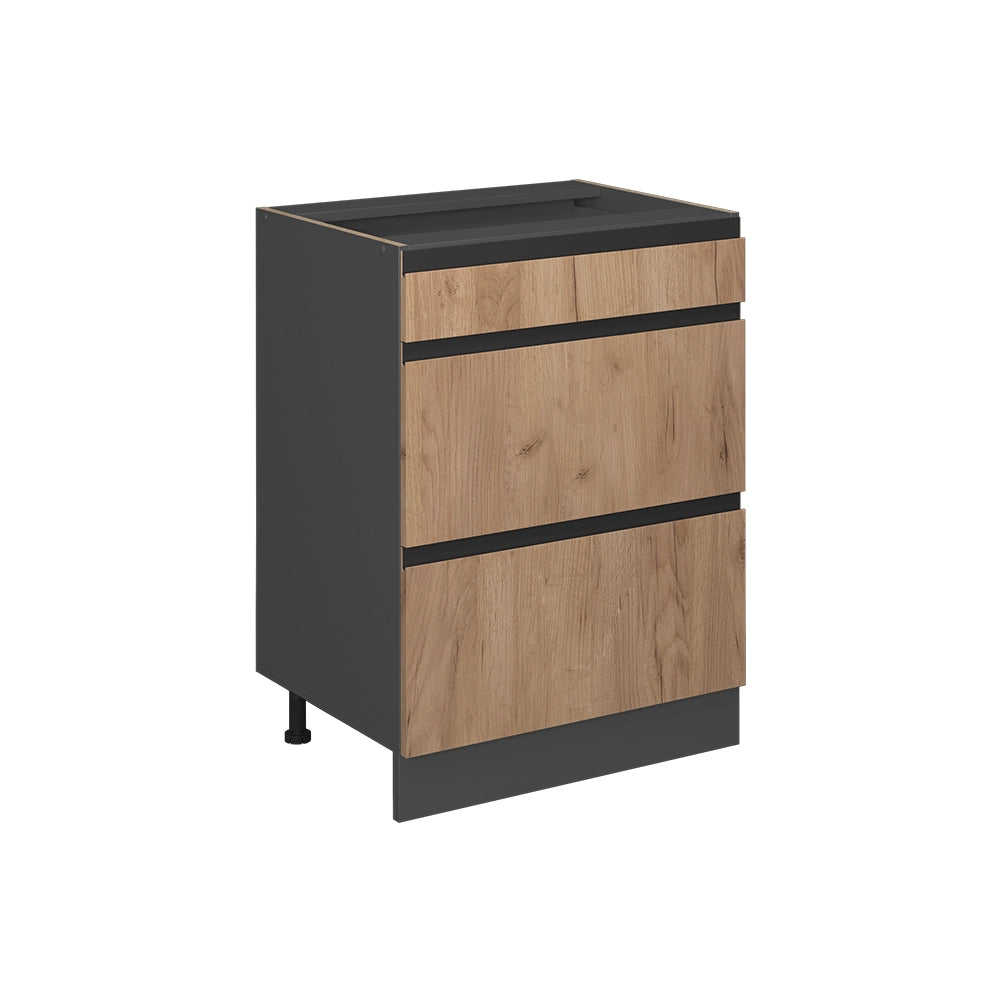 Vicco Frontale cucina Quercia dorata 59.6 x 70.4 cm frontale del mobile per mobile base con cassetti
