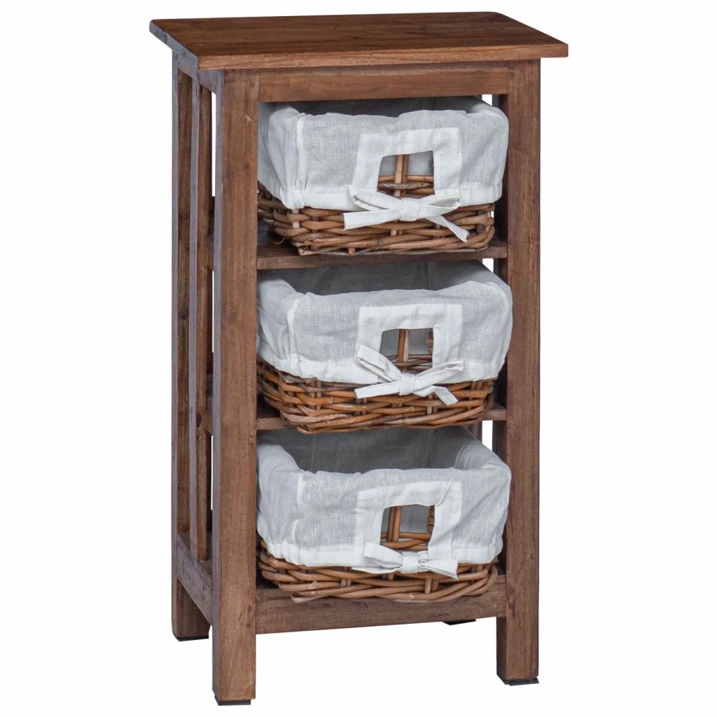 Tavolo laterale Marrone 38 x 28 x 72 cm
