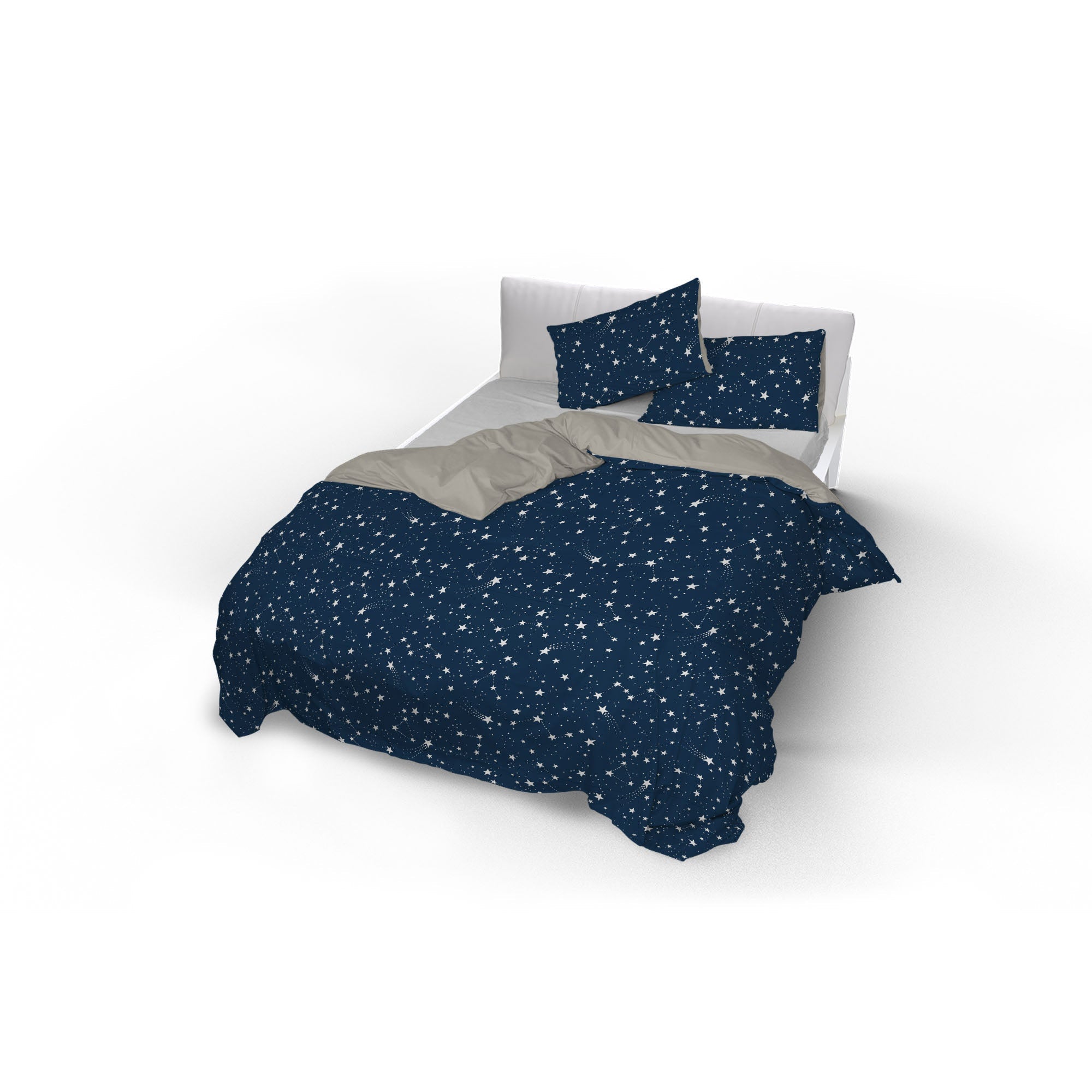 Copripiumino 1 Piazza e Mezzo con Federe Stampato in Microfibra Belle