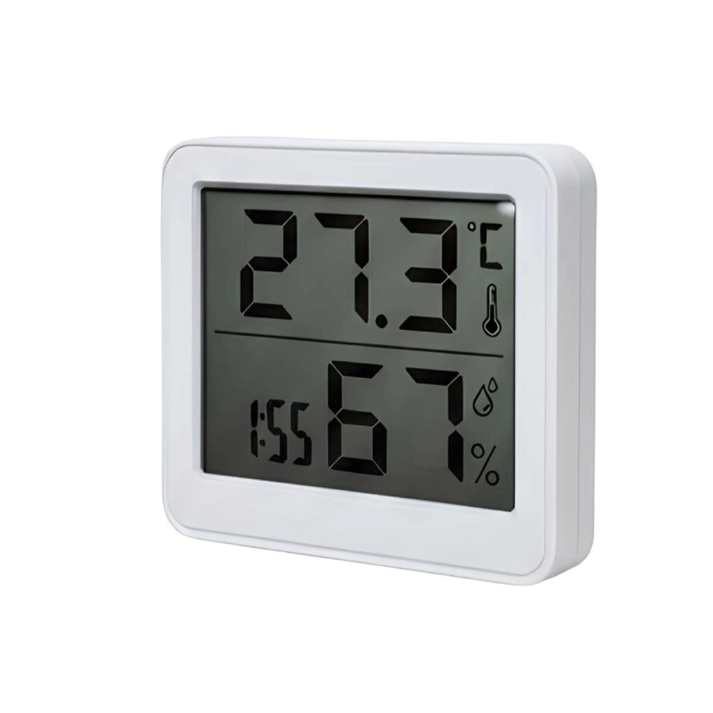 Termo-Igrometro Digitale Interno 3V con Schermo LCD Compatto Bianco Avizar