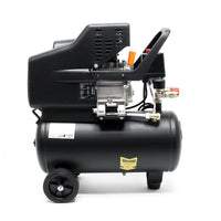 Compressore 24 litri con rotelle motore da 1,1 kW aria compressa da 8 bar