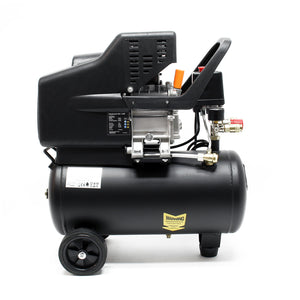 Compressore 24 litri con rotelle motore da 1,1 kW aria compressa da 8 bar