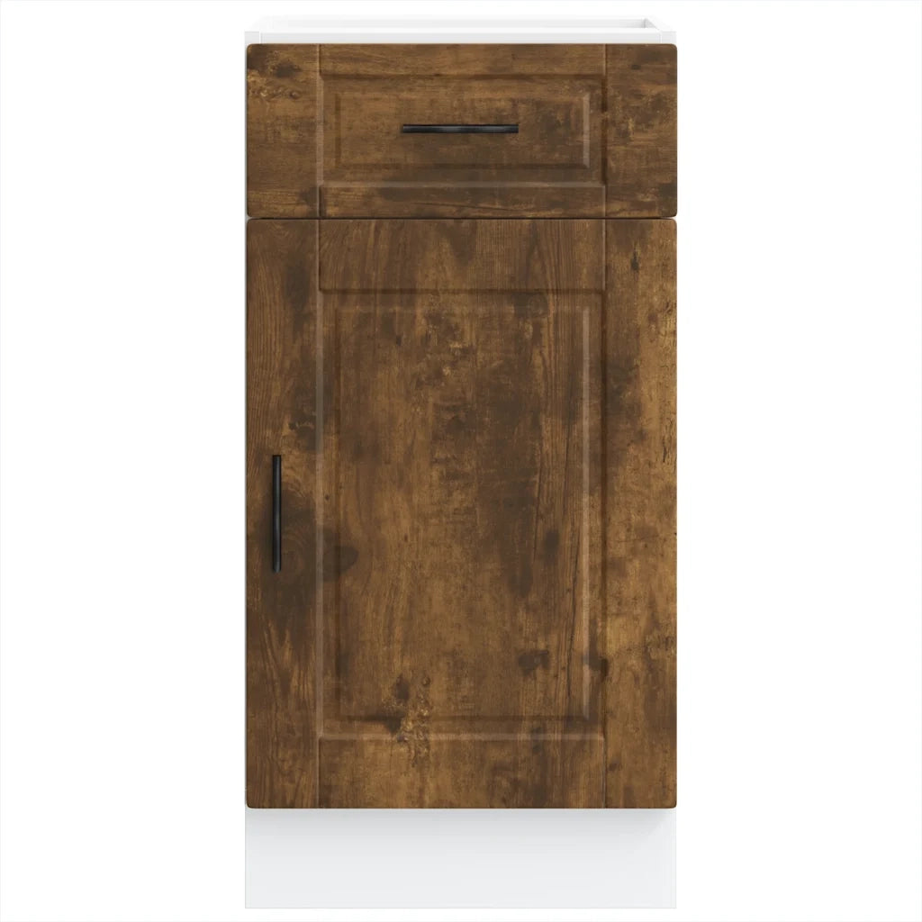 Base da Cucina Porto Rovere Fumo in Legno Multistrato 853952