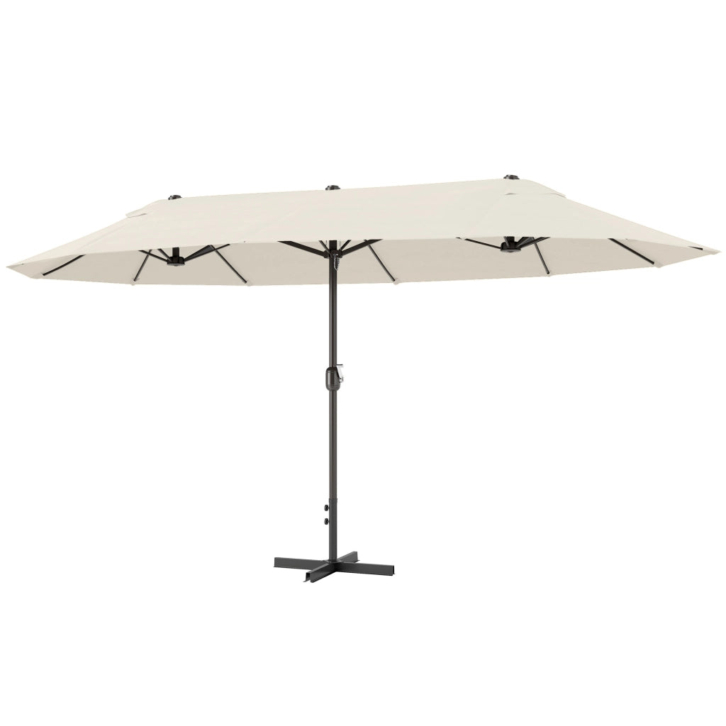 Parasole da giardino XXL ¨C zephmum ¨C crema, 460x270x240 cm