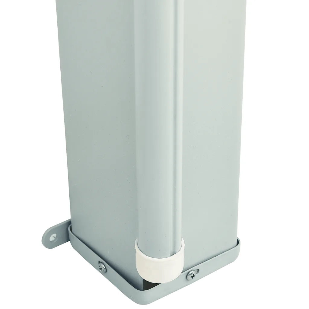 Tenda da Sole Laterale Retrattile per Patio 200x614 cm Crema 317971