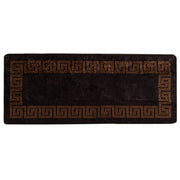 Runner in Moquette | Runner Tappeto MARSA Nero 80 x 200 cm Poliestere e PVC