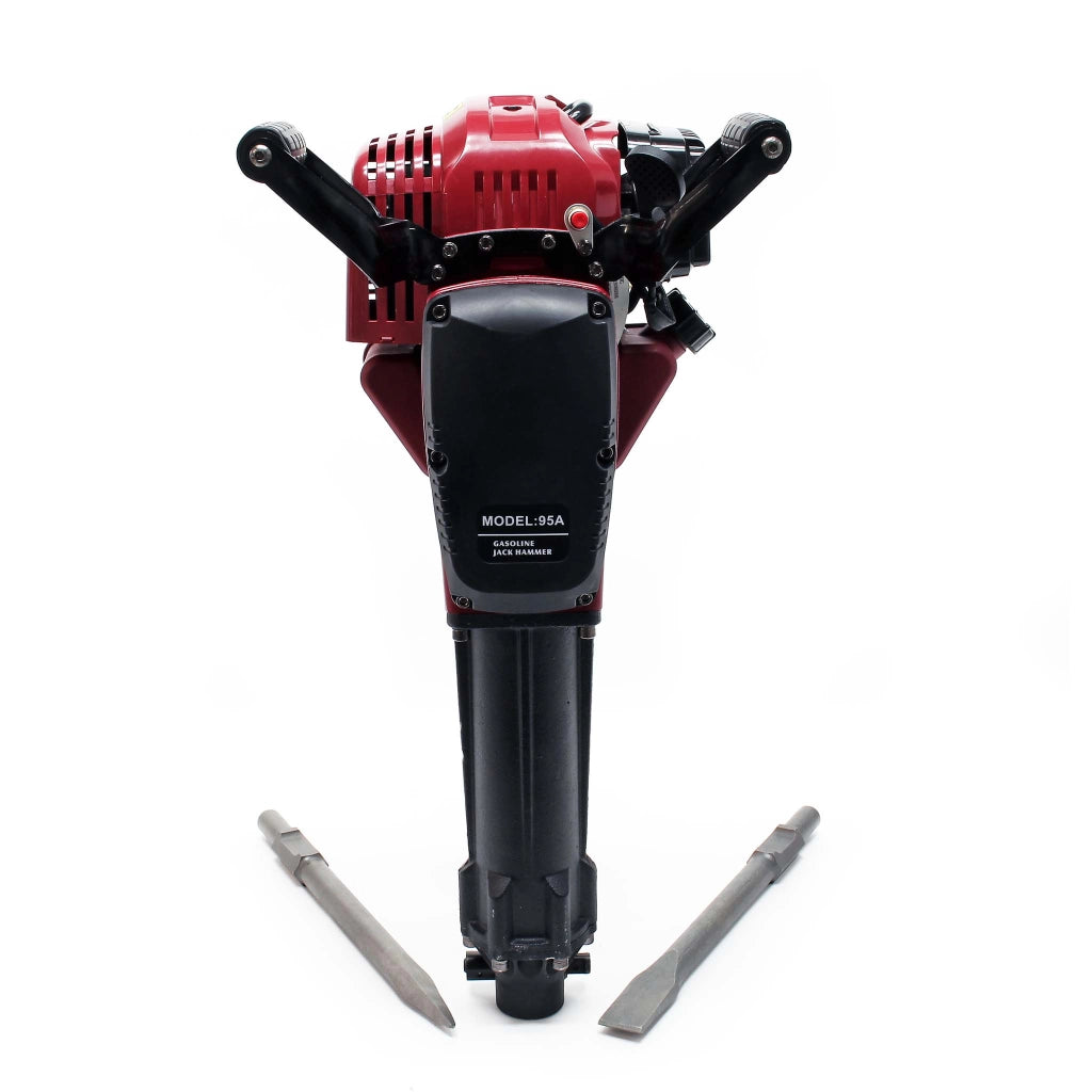 Martello demolitore 2.5 CV 55J 1500 giri/min attacco esagonale con 2 scalpelli