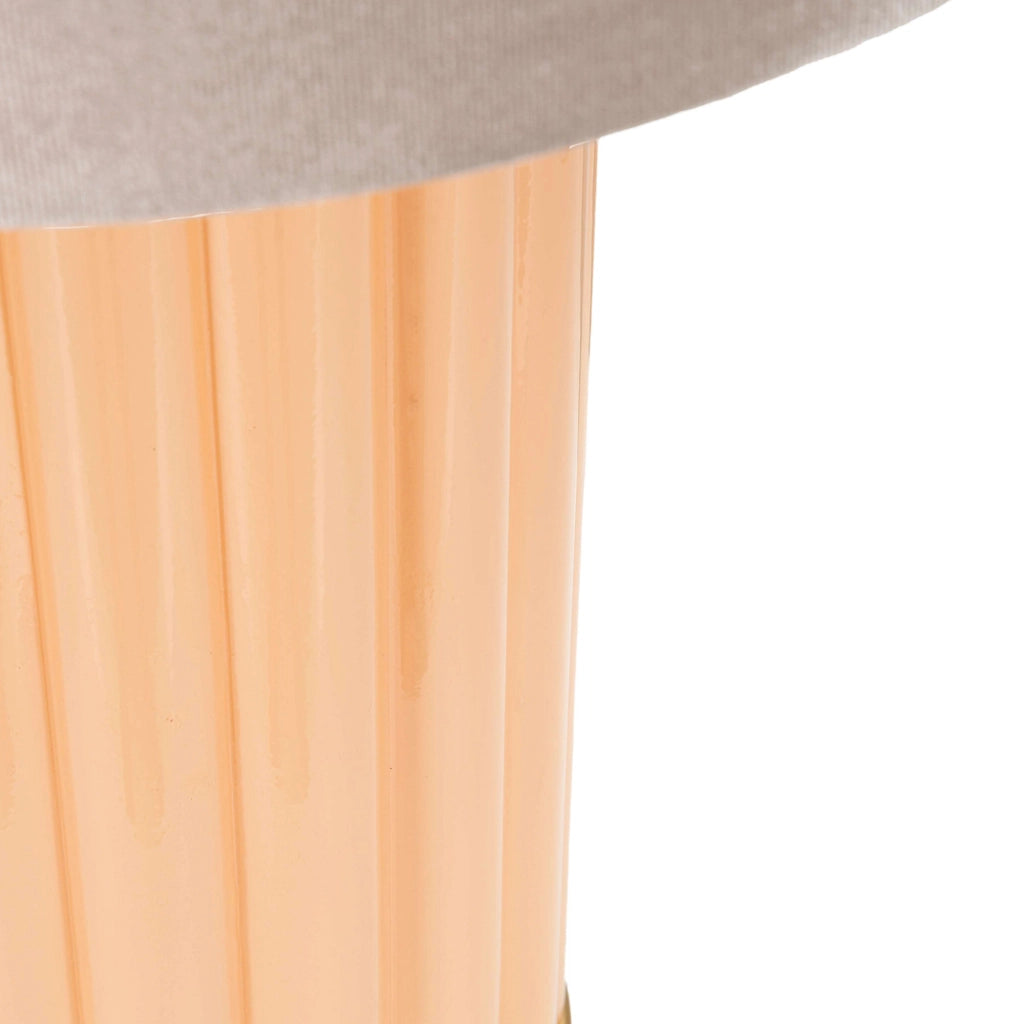 Dabaparo, Lampada da Tavolo Necessaria 1 Lampadina, Rosa Perlato