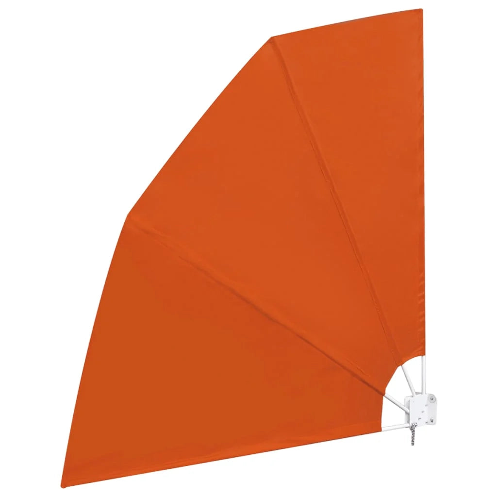 Tenda da sole laterale retrattile/schermo privacy per patio giardino terrazza balcone 210 x 210 cm arancione 02_0007063