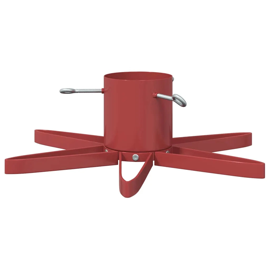 Supporto per Albero di Natale Rosso 50 x 50 x 15,5 cm Acciaio