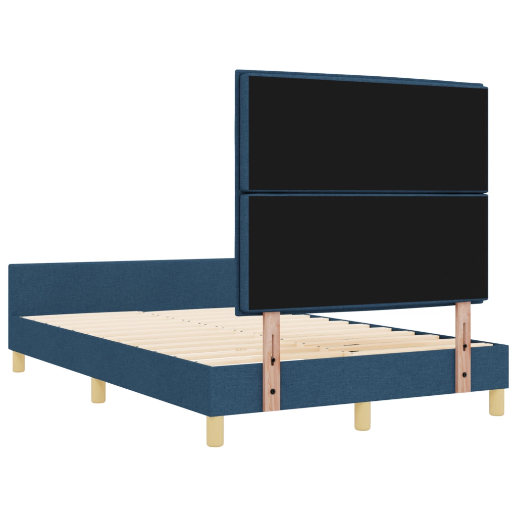Letto Blu 160x200 cm in Tessuto