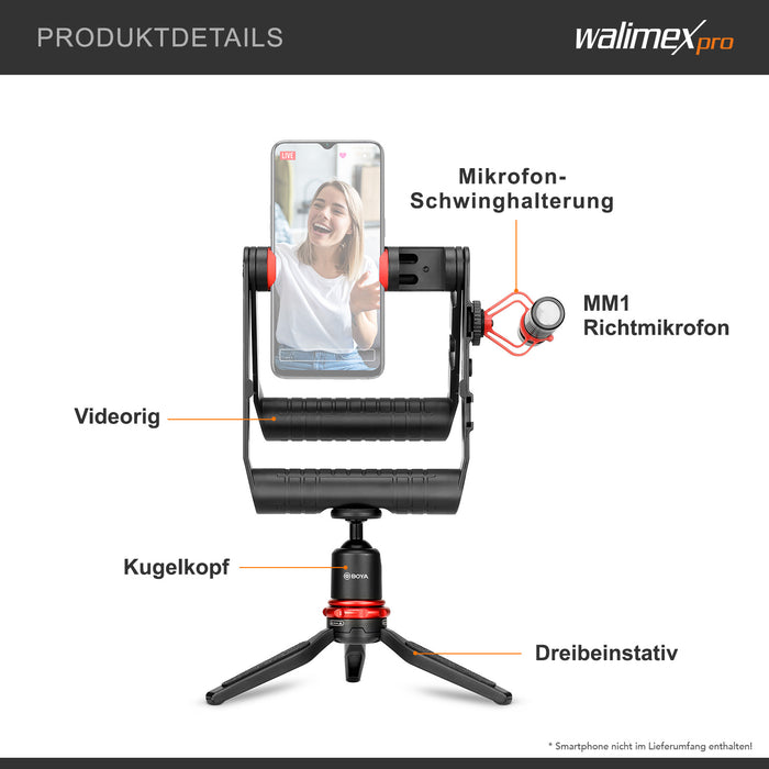 BOYA VG380 Kit video per smartphone