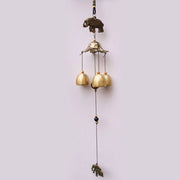 Decorazione metallica stile retro con olifante decorativa, ventilatore da soffitto rosmarino resistente, hanger per finestra