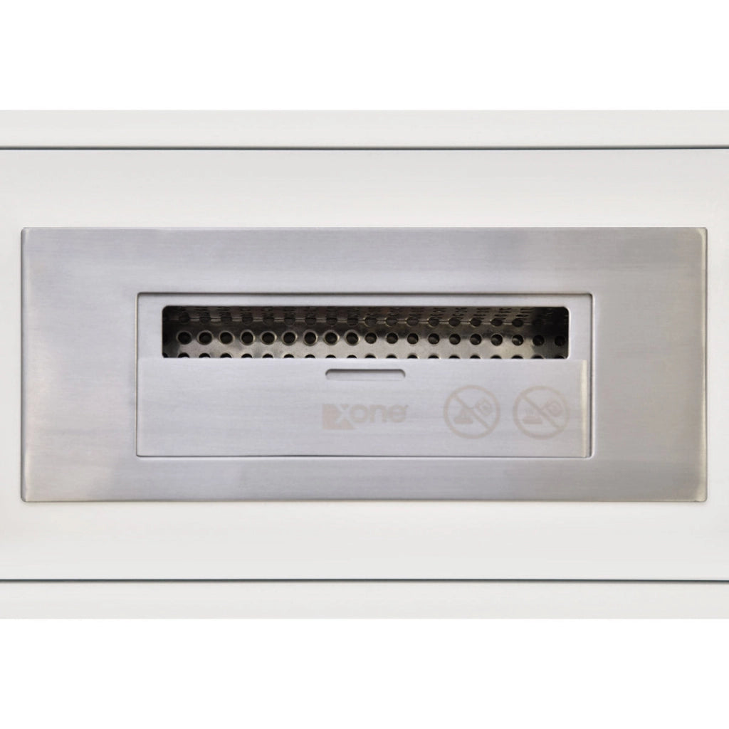 Camino a Bioetanolo da Pavimento 78x58x25 cm Omega Bianco