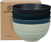 Muesli per bambini, 4 pezzi, 710ml, contenitore per colazione in frutta, ciotola per zuppa per bambini e adulti, leggero e resistente ai shock