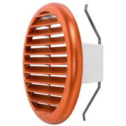 Griglia aerazione circolare ramata 145 mm per fori da 80 a 125 mm