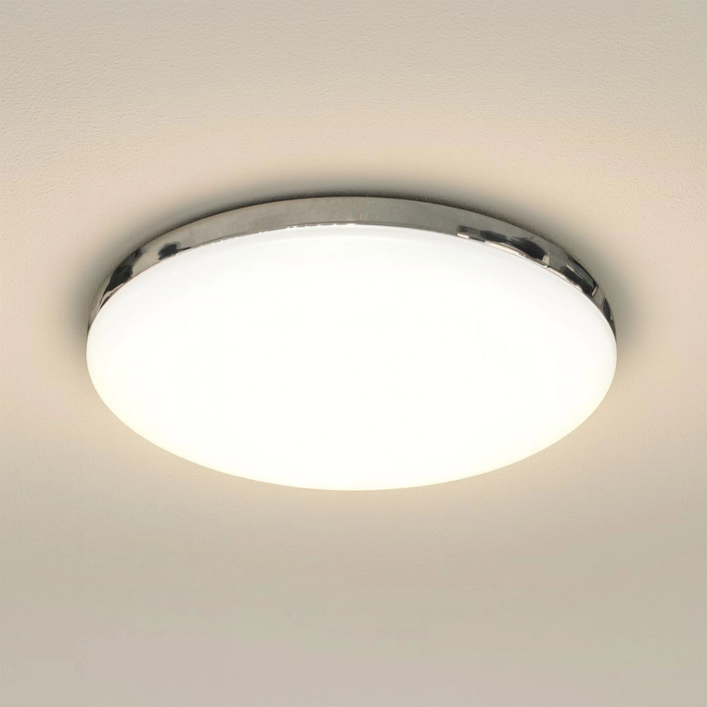 Plafoniera moderna cromata tonda Ø50 LED 36W 4000K