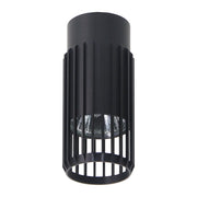Faretto soffitto nero tondo 1xGU10 8W Vertical Milagro