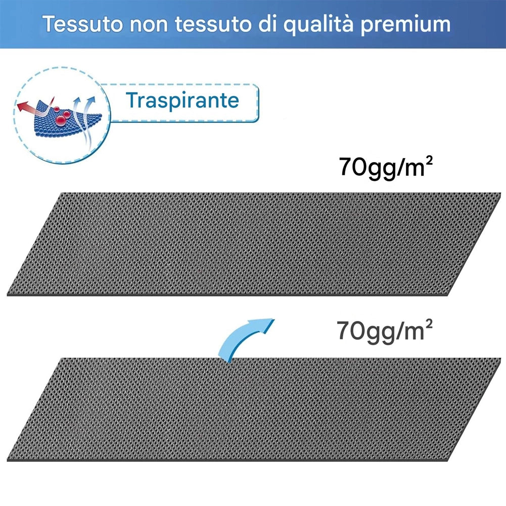 Set 4 Sacchetti Contenitori Extra Large 120L Manici Rinforzati Organizer Casa