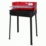 BARBECUE RETTANGOLARE 845 A CARBONE CARBONELLA CM 48x36x H 77 FORNACELLA GRILL