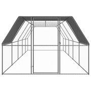 Pollaio per Esterni 3x10x2 m in Acciaio Zincato 3089327