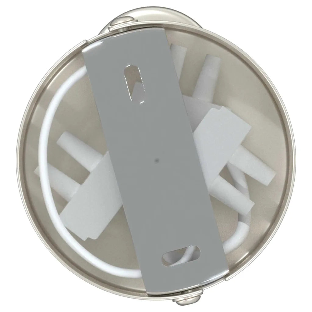 Faretto da soffitto Nichel 8 x 8 x 10,5 cm Acciaio CFW7525940