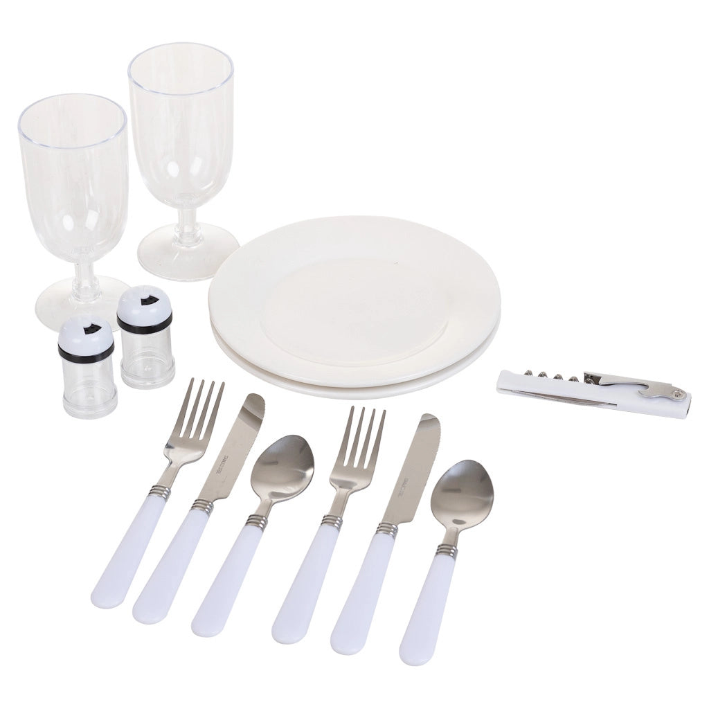 Cestino pic-nic blu 38x26x19h