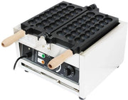 Frittelleira - Frittelle Maker - Frittelle Piastra - Frittelle Macchina - Termostato Regolabile - 1500W Frittelleira Professionale - Antiaderente & Utilizzo Commerciale - Argento