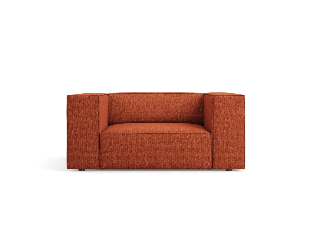 Cosmopolitan Design - Poltrona "Arendal" in ciniglia terracotta 
