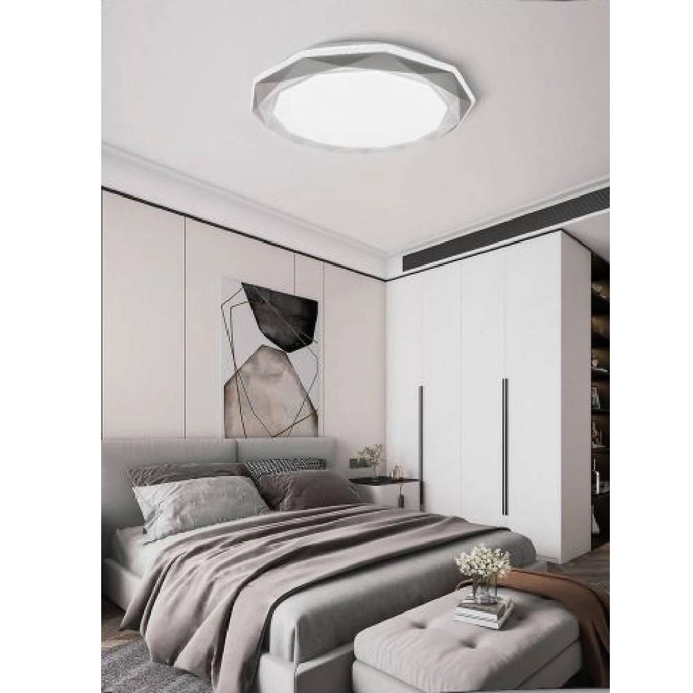 Trade Shop - Lampadario Da Soffitto Plafoniera Led 46watt Dimmerabile 3 Toni Di Luce Pn-10-3c -