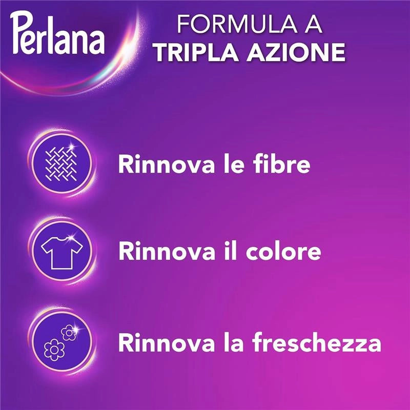 PERLANA DETERSIVO PER COLORATI LIQUIDO PER TUTTI I CAPI PER FIBRE RINNOVATE 58 LAVAGGI